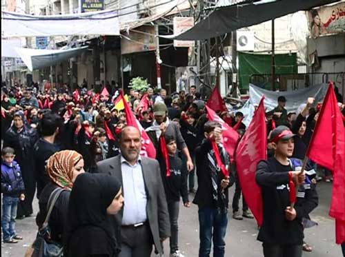 مقام السيدة زينب (ع) يغص بالمعزين من مختلف أنحاء العالم