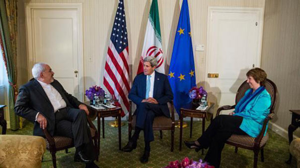 ظريف: من الممكن التوصل الى اتفاق في المفاوضات النووية ..وكيري يرفض التكهن