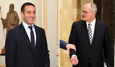 الوزير علي حسن خليل ونادر الحريري الحوار اللبناني الداخلي : الحذر سيد الموقف
