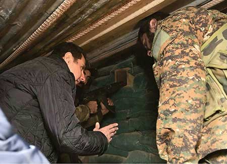 الرئيس الاسد لجنود الجيش السوري: انتصاراتكم بمواجهة الارهاب ابقت  مساحة للفرح  في سورية