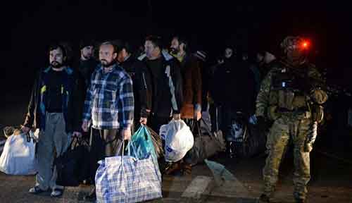 تواصل تبادل الأسرى بين كييف والمعارضة الاوكرانية 
