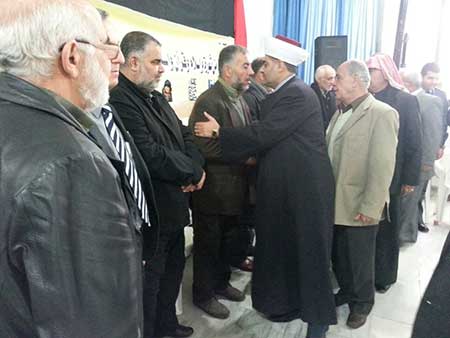 استمرار توافد المعزين باستشهاد الدركي علي البزال 