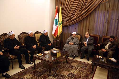 الشيخ يزبك التقى عدداً من المشايخ الدروز