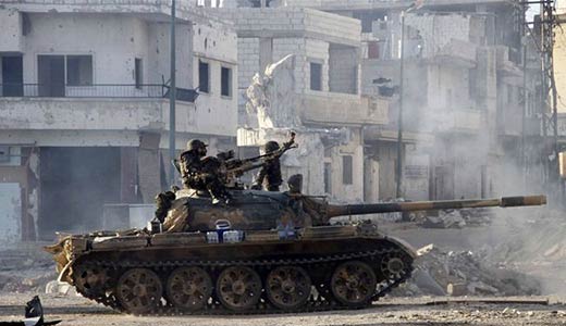 اشتباكات بين الجيش السوري والمسلحين بالغوطة الشرقية في ريف دمشق