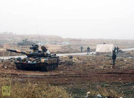 الجيش السوري يستعيد حاجزا مهما في منطقة الزبداني و يقتل عددا من مسلحي &rsquo;النصرة&rsquo;