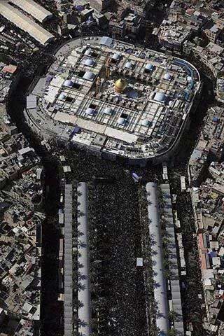 عشية أربعينية الامام الحسين (ع).. كربلاء تزدحم بملايين الزائرين