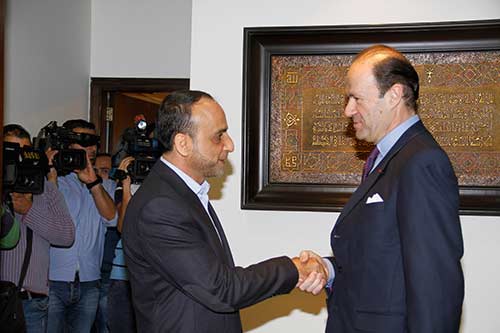 مسؤول العلاقات الدولية في حزب الله يستقبل مدير دائرة الشرق الأوسط وشمال أفريقيا في الخارجية الفرنسية