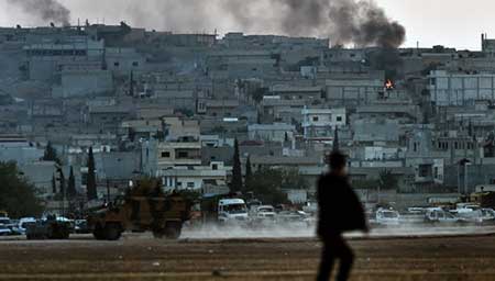 الوحدات الكردية تُسقط  طائرتي استطلاع لـ&rsquo;داعش&rsquo; وتعثر على نفق للتنظيم في &rsquo;كوباني&rsquo;