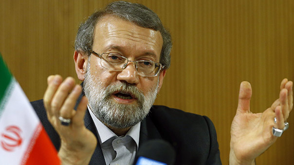 لاريجاني يزور كردستان العراق ويبحث مع البارزاني الارهاب وتعزيز العلاقات