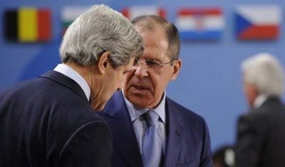 كيري يلتقي لافروف على وقع التوتر الأميركي - الروسي بشأن أوكرانيا