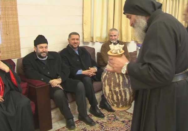 وفد من قيادة البقاع في حزب الله يجول على فعاليات دينية مسيحية