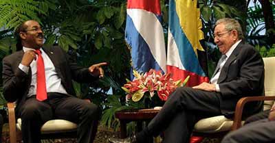 دول الكاريبي تدعو الولايات المتحدة الى رفع حظرها عن كوبا