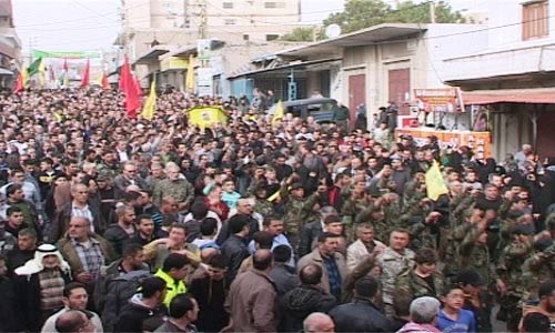 حزب الله يشيع الشهيد محمد صالح المسمار  