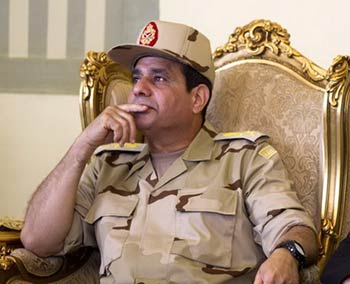 السيسيي برتبة مشير وتفويض للترشح لرئاسة مصر 