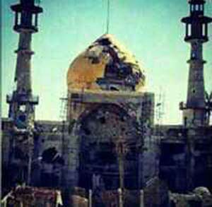 هدم قبّة مقام السيدة سكينة(ع)