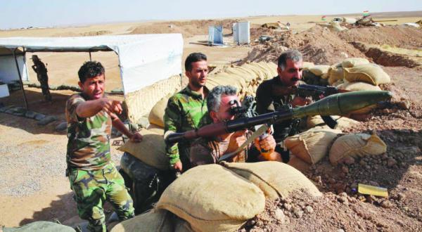 البيشمركة تطلق صواريخ وتصيب تجمعات لـ&rsquo;داعش&rsquo;