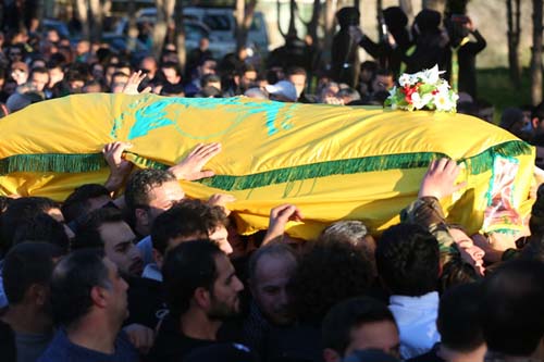 حزب الله وجماهير المقاومة الاسلامية يواصلون تشييع شهداء القنيطرة السورية 
