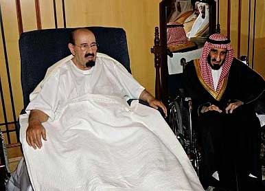 الملك السعودي مصاب بالتهاب رئوي
