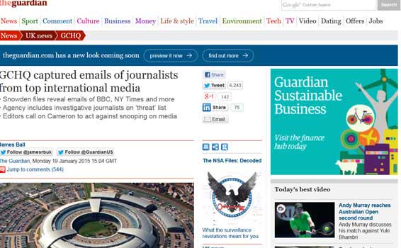 المخابرات البريطانية... الصحافيون &rsquo;تهديد قوي للامن&rsquo;!