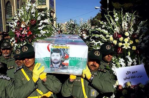 ايران تشيّع شهيد القنيطرة في الحرس الثوري الإيراني محمد علي الله دادي