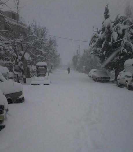 العاصفة &rsquo;زينة&rsquo; تضرب لبنان: ثلوج وطرقات مقطوعة وسيول جارفة