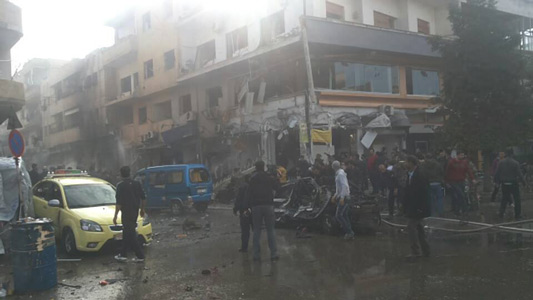 شهداء وجرحى في انفجار إرهابي جديد في حي عكرمة 