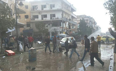 شهداء وجرحى في انفجار إرهابي جديد في حي عكرمة 