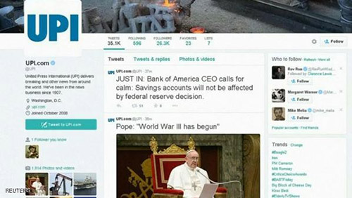 قرصنة حسابات وسائل إعلام أميركية على &rsquo;تويتر&rsquo; 