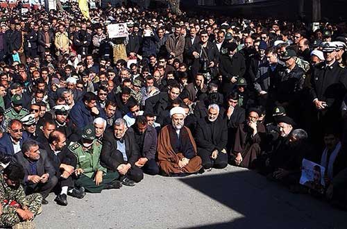 إيران: الشهيد العميد محمد على الله دادي يوارى الثرى في مسقط رأسه في قرية باريز  