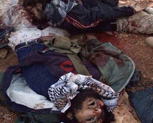 بالصور: قتلى &rsquo;قادة&rsquo; المسلحين   على أرض المعركة في جرود راس بعلبك 