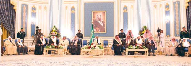 أمراء السعودية ووزراؤها المعيّنون يؤدّون القسم أمام الملك سلمان