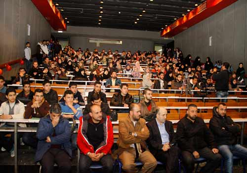 &rsquo;رسول يجمعنا&rsquo; في كلية العلوم_بالصور