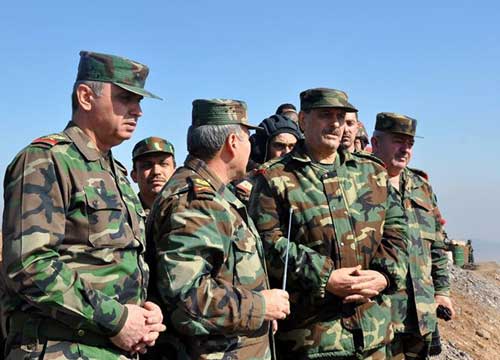 وزير الدفاع السوري يجول على نقاط عسكرية جنوبي البلاد