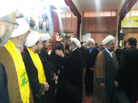 حزب الله يواصل تقبل التعازي بشهداء القنيطرة