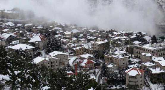 جبال لبنان مكللة بالثلوج .. فما الاتي في المرحلة الثانية من العاصفة؟