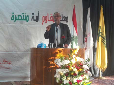 وفد من حزب الله قدم العزاء لعائلة الشهيد بدر عيد في عكار باسم سماحة السيد نصر الله