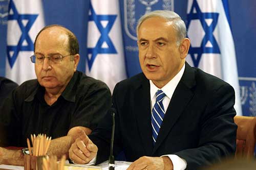 نتنياهو ويعلون يتفقان على هدم البناء الاوروبي للفلسطينيين في الضفة الغربية