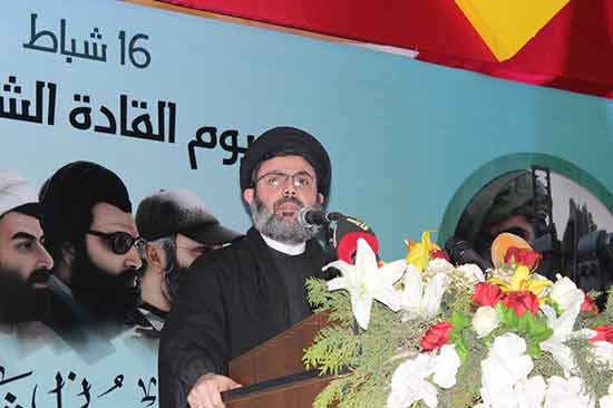 السيد هاشم صفي الدين السيد صفي الدين: المقاومة جاهزة على الجبهتين اللبنانية والسورية