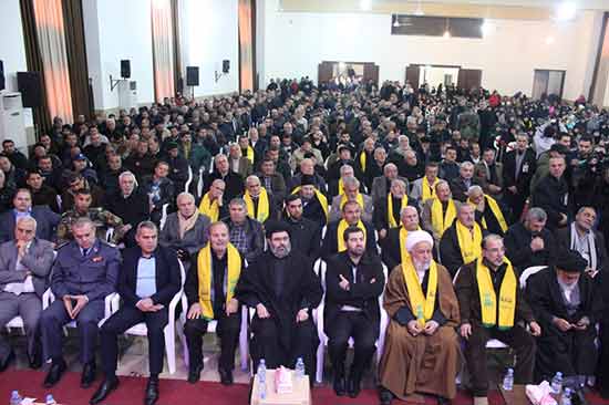 احتفال بالذكرى السنوية السابعة لاستشهاد القائد عماد مغنية في بلدة طيردبا السيد صفي الدين: المقاومة جاهزة على الجبهتين اللبنانية والسورية