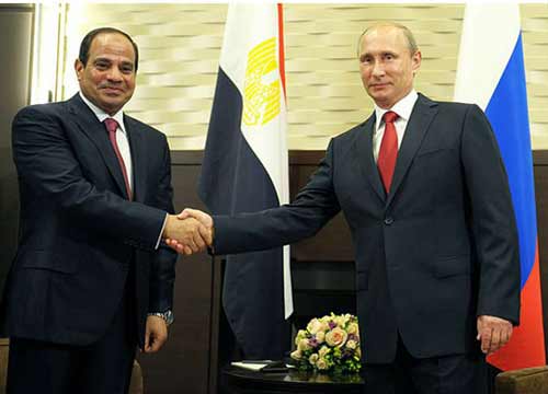 الرئيسان بوتبن والسيسي بوتين في مصر والدور المطلوب من السيسي