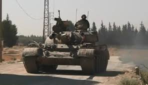 معركة الجيش السوري مع الارهابيين متواصلة 