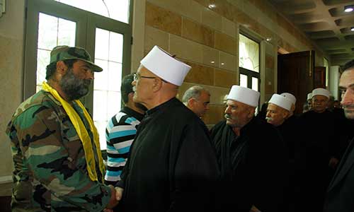 حزب الله وأهالي الجبل شيعوا الشهيد على سامر الحلاني 