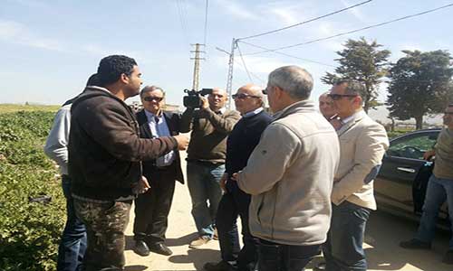 وزير الزراعة جال على المجاري الملوثة التي تستخدم للري في البقاع