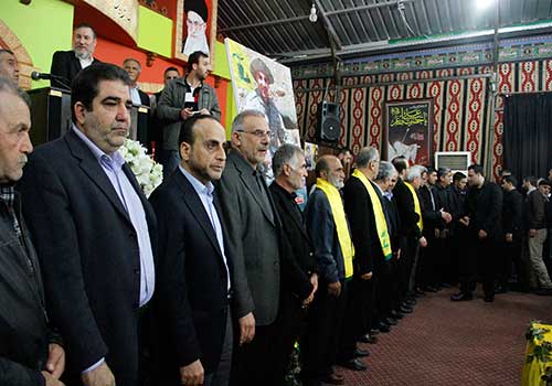تشييع شهيدي الواجب الجهادي محمد حسين برو وطارق عبدو جبق 