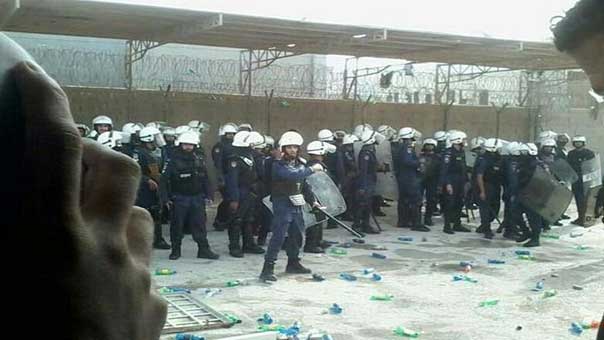 قوات الامن البحرينية تستقوي على السجناء السياسيين: اعتداء وهجوم غير مسبوق على معتقلي &rsquo;جو&rsquo; 