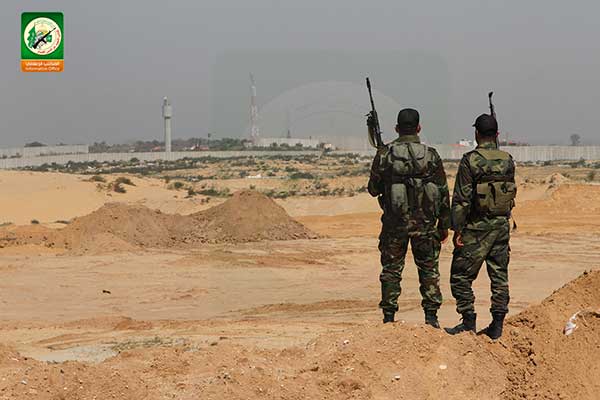 المقاومة الفلسطينية تستحدث مواقع تدريب في الخطوط الأمامية المقابلة للعدو