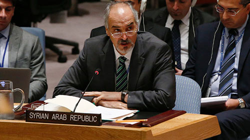 الجعفري: الرئيس الأسد قوي وباق في السلطة