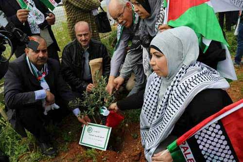 احياء يوم الأرض على تخوم فلسطين