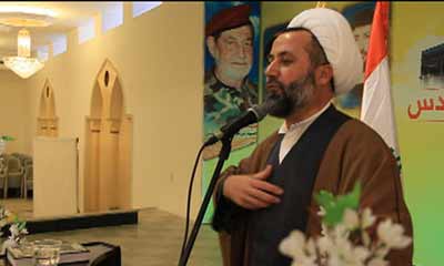 حزب الله وأهالي بلدة الغازية يحيون ذكرى أربعين الشهيد عباس حجازي ووالده