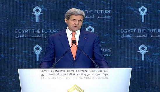 السيسي في مؤتمر شرم الشيخ الاقتصادي: مصر تنبذ العنف والتطرف والإرهاب